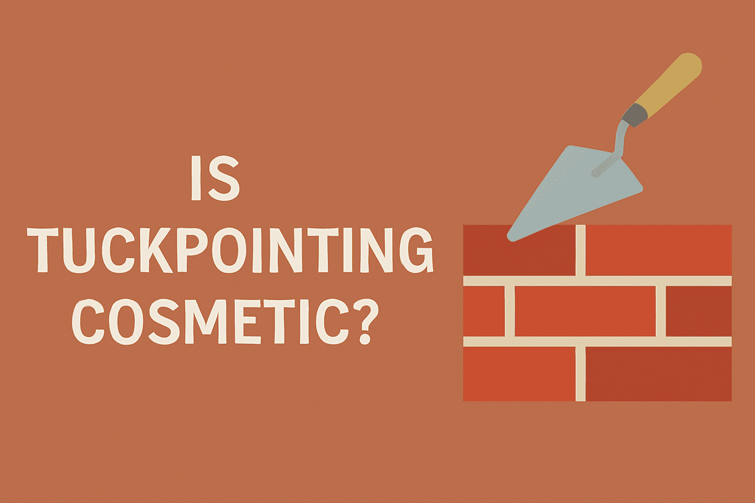 Is Tuckpointing cosmetic?