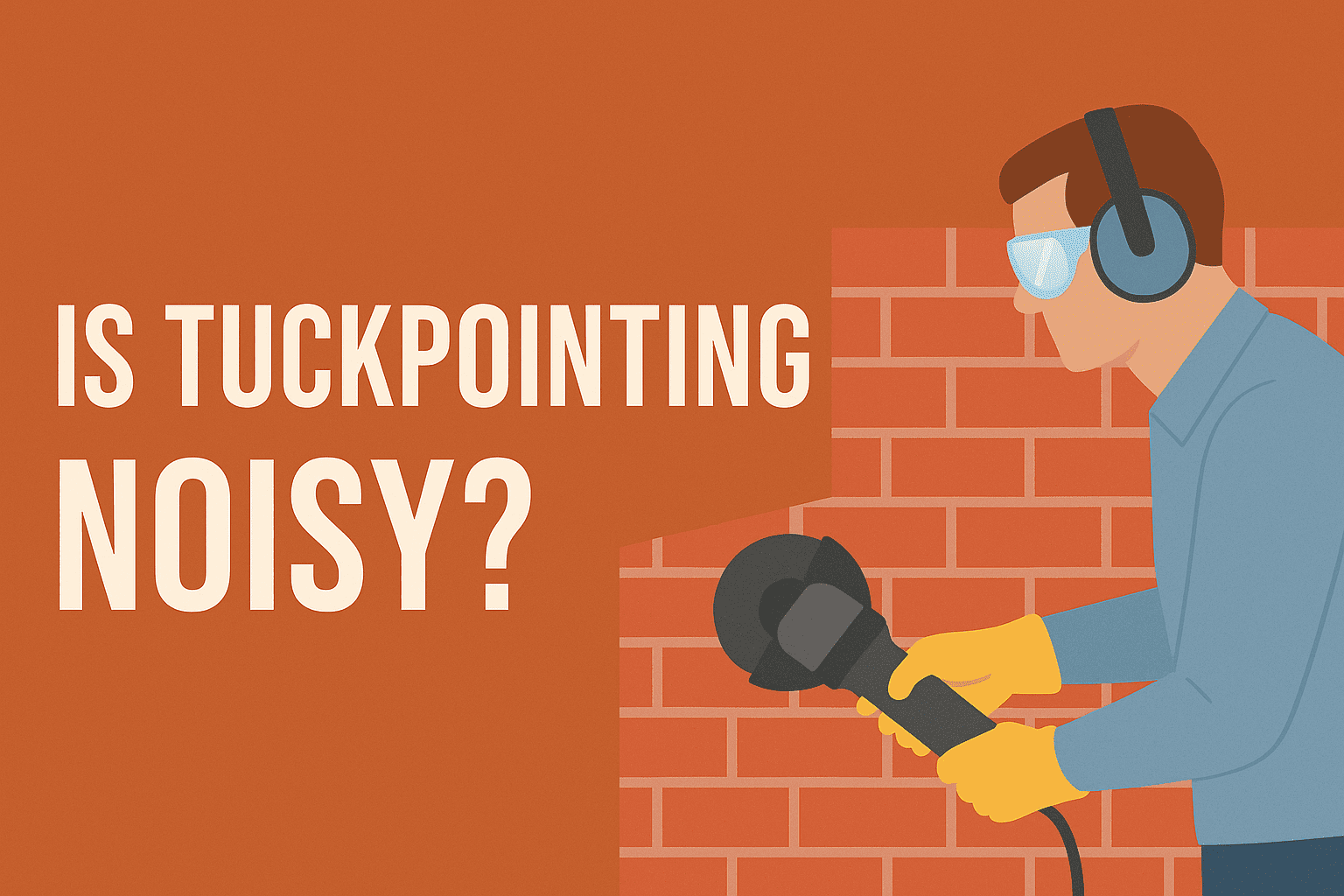 Is Tuckpointing noisy?