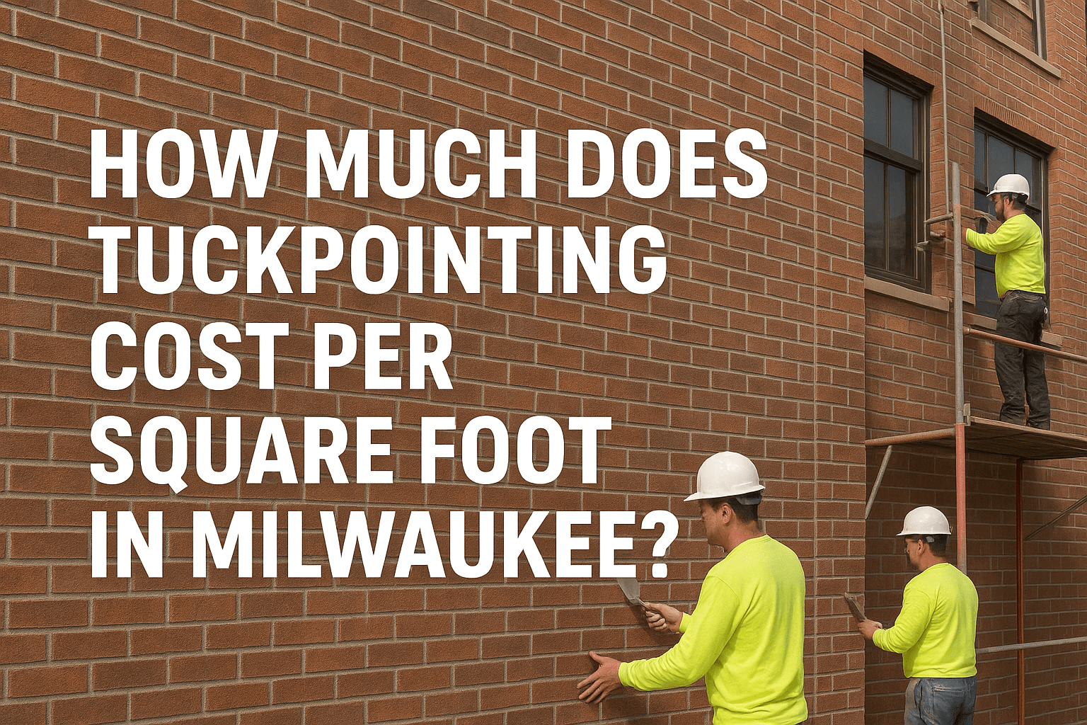 How much does tuckpointing cost per square foot in milwaukee How much does tuckpointing cost per square foot in milwaukee