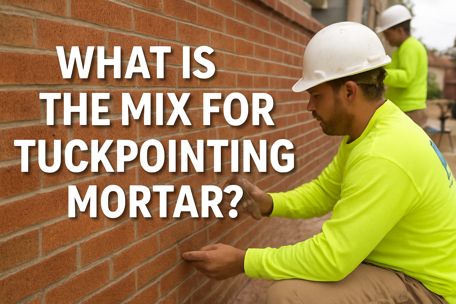 What is the mix for Tuckpointing Mortar