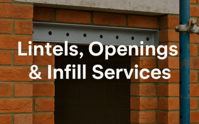 Lintels, Openings & Infill Services