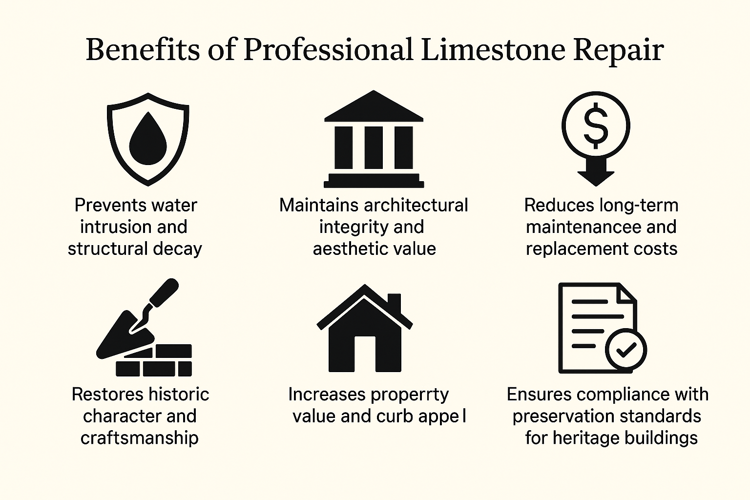 Limestone Repair and Restoration Services 5 image 15