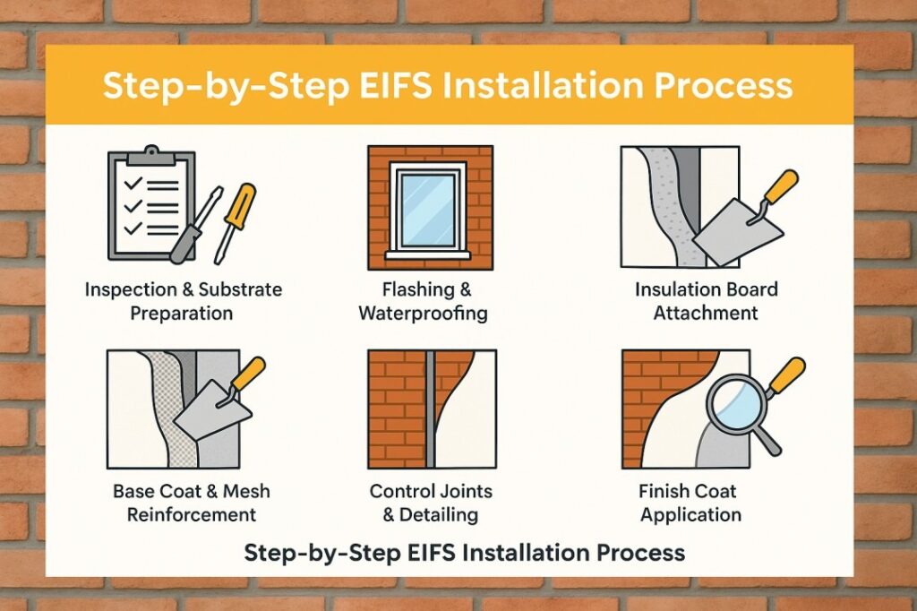 Exterior Insulation and Finish System (EIFS) Installation & Repair 5 image 8